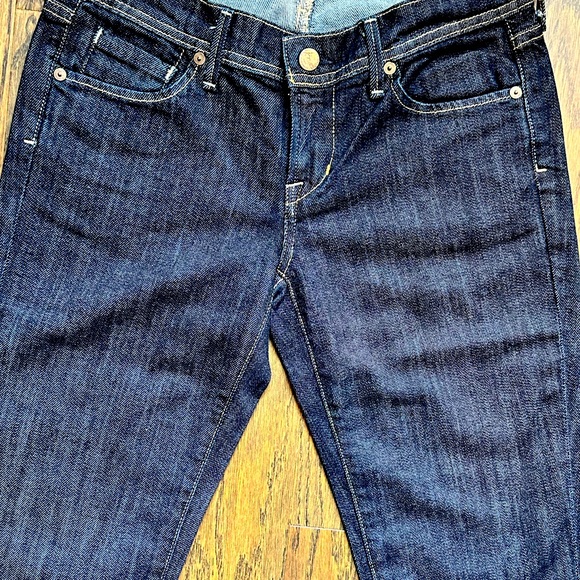 Citizens Of Humanity Ava Jeans Size 28 Low Rise Classic Straight Leg Dark Wash - Picture 13 of 16